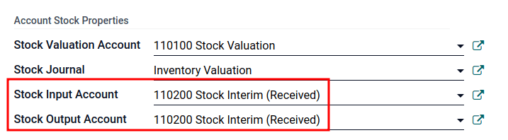 Stock Input va Output hisoblarini ko'rsatish.