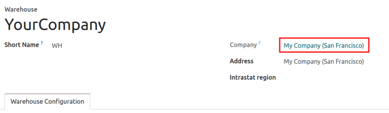 Highlight the Company field.